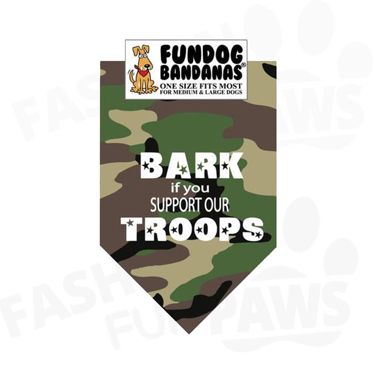 Troop Support Dog Bandana